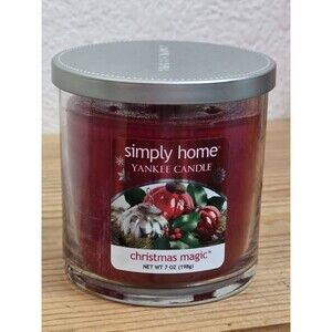 Yankee Candle Christmas Magic Small Jar New Holiday Scented Single Wick 7 oz